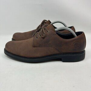 Timberland Waterproof Brown Leather Oxford Shoes Mens Size 8.5M Durable Casual L